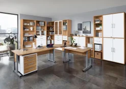 Discount Glastüren-Set Calvia Büroschränke & Regale|Büromöbel-Serien