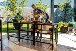 Big Green Egg Grillzubehör|Grill Hakenleiste Küchenmodul