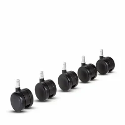 Discount Hartbodenrollen 5er Set Bürostühle