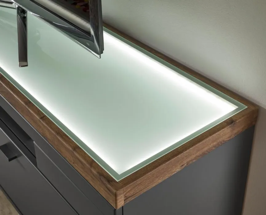 set one by Musterring Vitrinen|Vitrinen|Highboard Lancaster