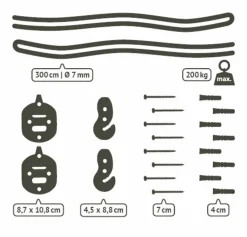 La Siesta Hängematten-Befestigung CasaMount Black