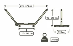 La Siesta Hängemattengestell Esterel