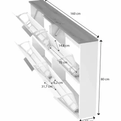 Schuhschränke|Hängeschuhschrank Space
