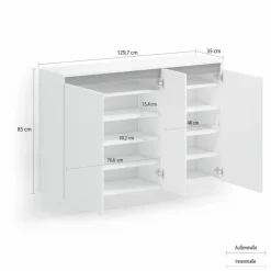 Schuhschränke|Hängeschuhschrank Zippo