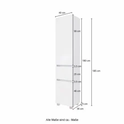 Outlet Hochschrank Malmö Badschränke