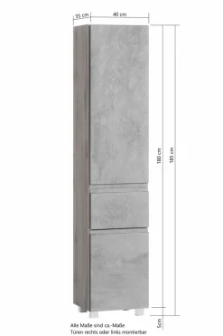 Held-Möbel Badschränke|Hochschrank Monza