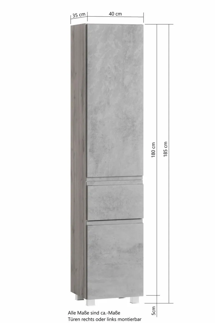 Held-Möbel Badschränke|Hochschrank Monza