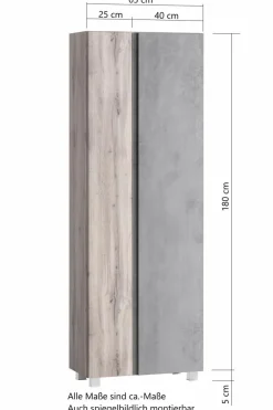 Hochschrank Monza Badschränke