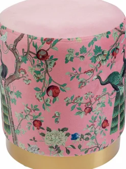 Outlet Hocker Cherry Peacock 86354 Hocker|Hocker & Poufs