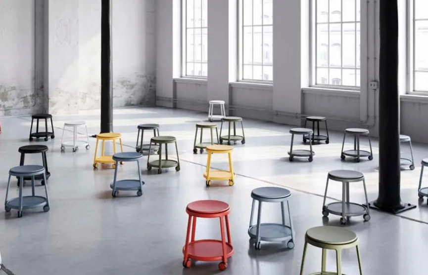 Hocker Round & Roll Kinder Sitzgelegenheiten|Sitzgelegenheiten