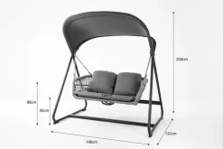 Segarda Hollywoodschaukel Muses Classic 2-Sitzer