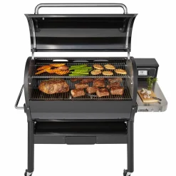 Weber Holzpelletgrill EX6 GBS Smoke Fire