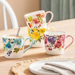 New Kaffeebecher Blüten 400 ml Kaffee & Tee