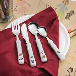 Kinder Justinus Kinderbesteck Happy Dogs 4tlg.