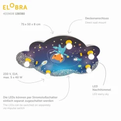 Kinder ELOBRA kids Kinderlampe Little Astronauts