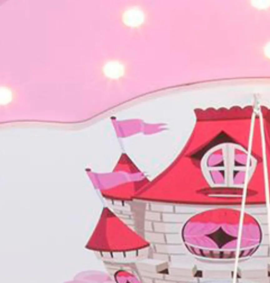 Kinder ELOBRA kids Kinderlampe Schloss mit Einhorn