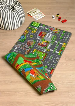 Kinder Kinderteppiche|Kinderteppiche|Kinderteppich City Duoplay 133 x 175 cm