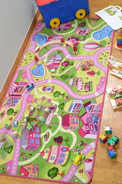 Kinder Kinderteppich Straße 95 x 200 cm