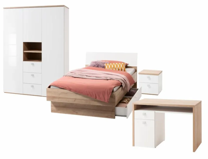 Kinder Composad Kinder- & Jugendzimmer-Komplettsets|Kinder- & Jugendzimmer-Komplettsets|Kinderzimmer-Set Globo 4tlg.