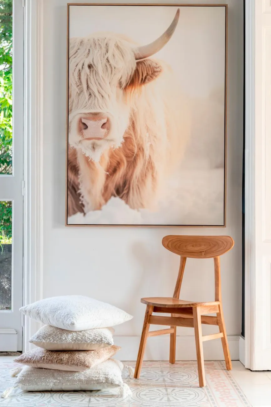 DAHEIM Kissen Quasten 60 x 40 cm