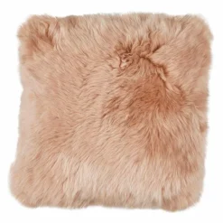 WARM & COMFY Dekokissen|Dekokissen & -Bezüge|Kissen Schaffell 40 x 40 cm