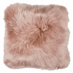 WARM & COMFY Dekokissen|Dekokissen & -Bezüge|Kissen Schaffell 40 x 40 cm
