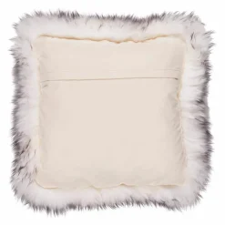 WARM & COMFY Dekokissen|Dekokissen & -Bezüge|Kissen Schaffell 40 x 40 cm