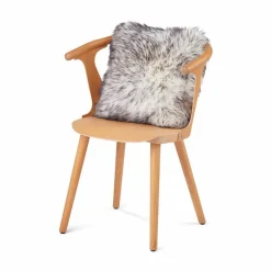 WARM & COMFY Dekokissen|Dekokissen & -Bezüge|Kissen Schaffell 40 x 40 cm