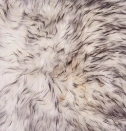 WARM & COMFY Dekokissen|Dekokissen & -Bezüge|Kissen Schaffell 40 x 40 cm