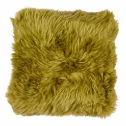 WARM & COMFY Dekokissen|Dekokissen & -Bezüge|Kissen Schaffell 40 x 40 cm