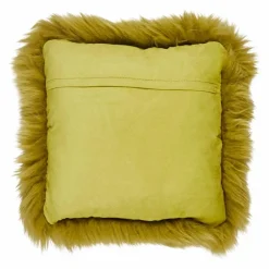 WARM & COMFY Dekokissen|Dekokissen & -Bezüge|Kissen Schaffell 40 x 40 cm