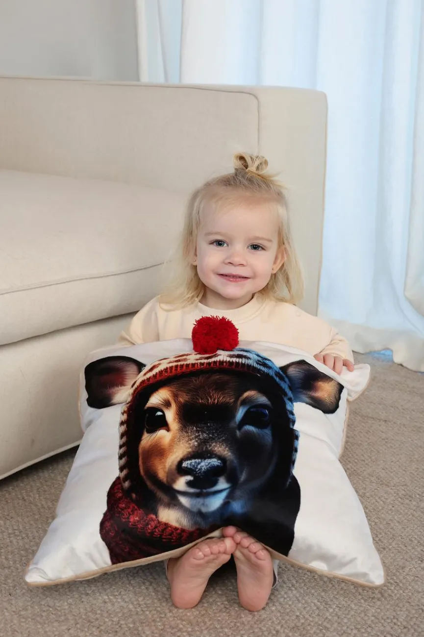 Clearance Kissen Winter Animal 40 x 40 cm Dekokissen|Dekokissen & -Bezüge