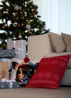 Clearance Kissen Winter Animal 40 x 40 cm Dekokissen|Dekokissen & -Bezüge