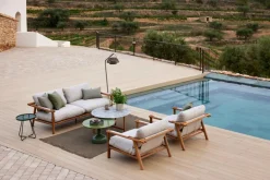 New Kissensatz 2-Sitzer-Sofa Sticks Gartenbank-Auflagen