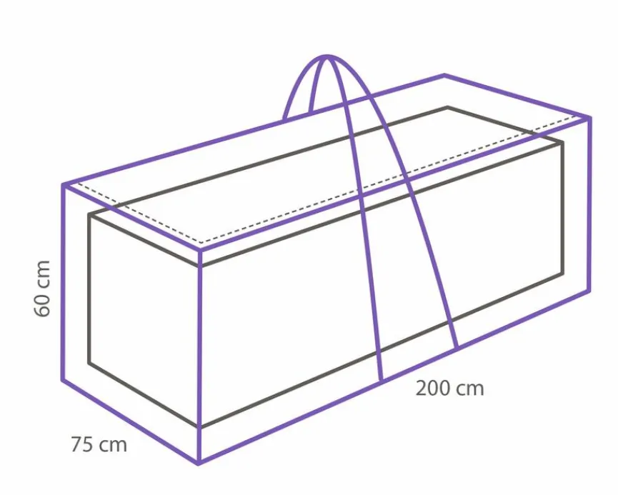 Winza Outdoor Covers Schutzhüllen|Kissen-Schutzhülle 75 x 60 x 200 cm