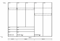 Clara Home Kleiderschrank Lousada 302 x 235 cm