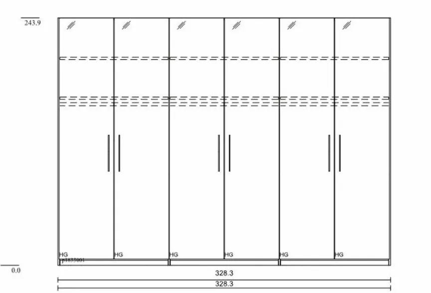 Boegner Kleiderschrank Basic 330 x 244 cm