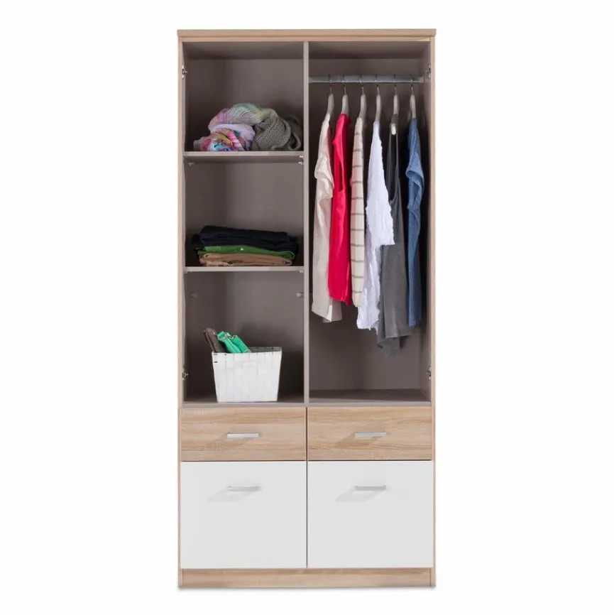 Kleiderschrank Bremen-Extra 91 x 199 cm Kinder Kinderzimmer Schränke|Kinderzimmer Schränke