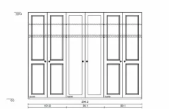 C.DISSELKAMP Kleiderschränke|Kleiderschrank Charleston 300 x 230 cm