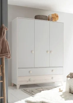 Kinder BEGABINO Babyzimmer Schränke & Regale|Babyzimmer Schränke & Regale|Kleiderschrank Fien 155 x 58 cm