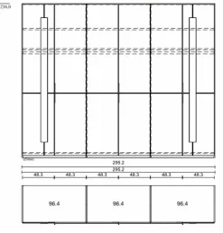 Musterring Kleiderschränke|Kleiderschrank Imola 300 x 236 cm