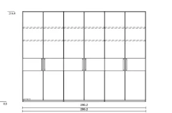 New Kleiderschrank Kiruna 300 x 217 cm Kleiderschränke
