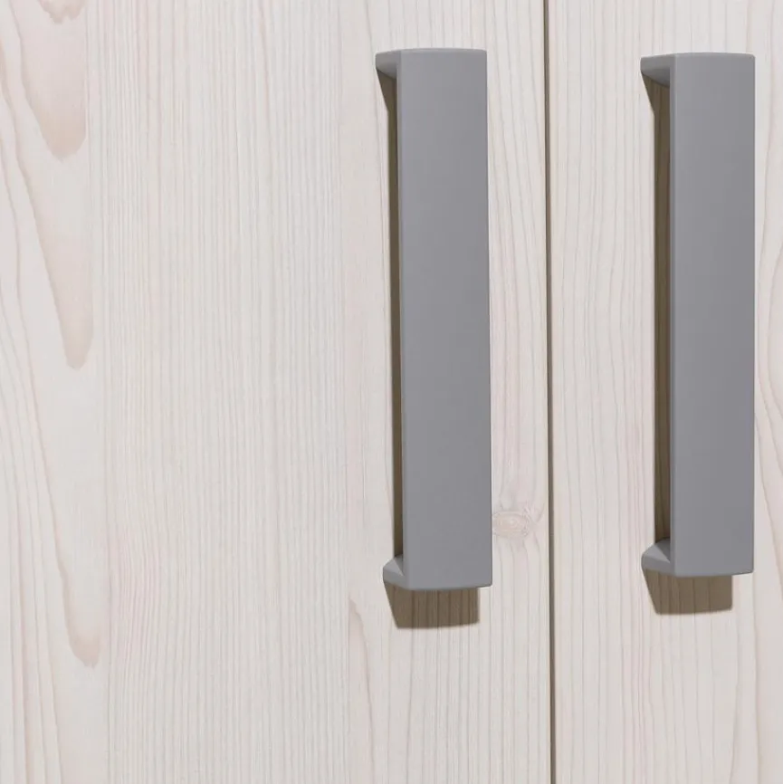 Kinder Portobello Babyzimmer Schränke & Regale|Babyzimmer Schränke & Regale|Kleiderschrank Lana 130 x 193 cm