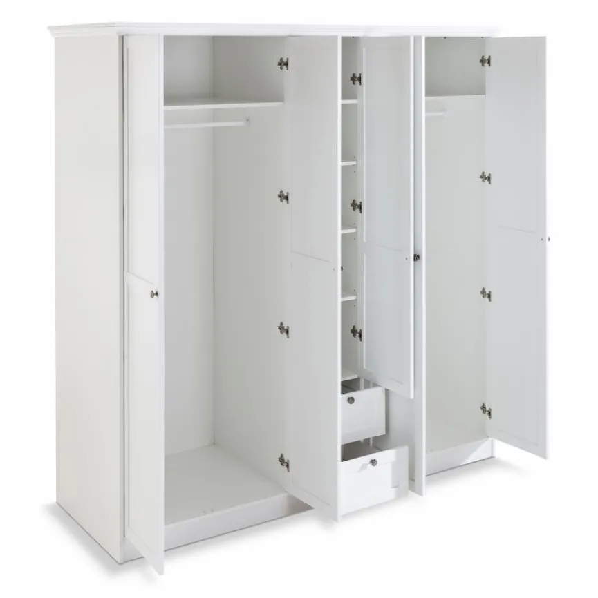 Kinder Kleiderschrank Landwood 190 x 200 cm