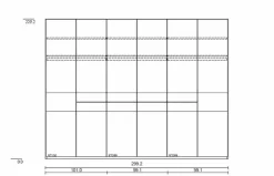 Sale Kleiderschrank Madiva 300 x 230 cm Kleiderschränke