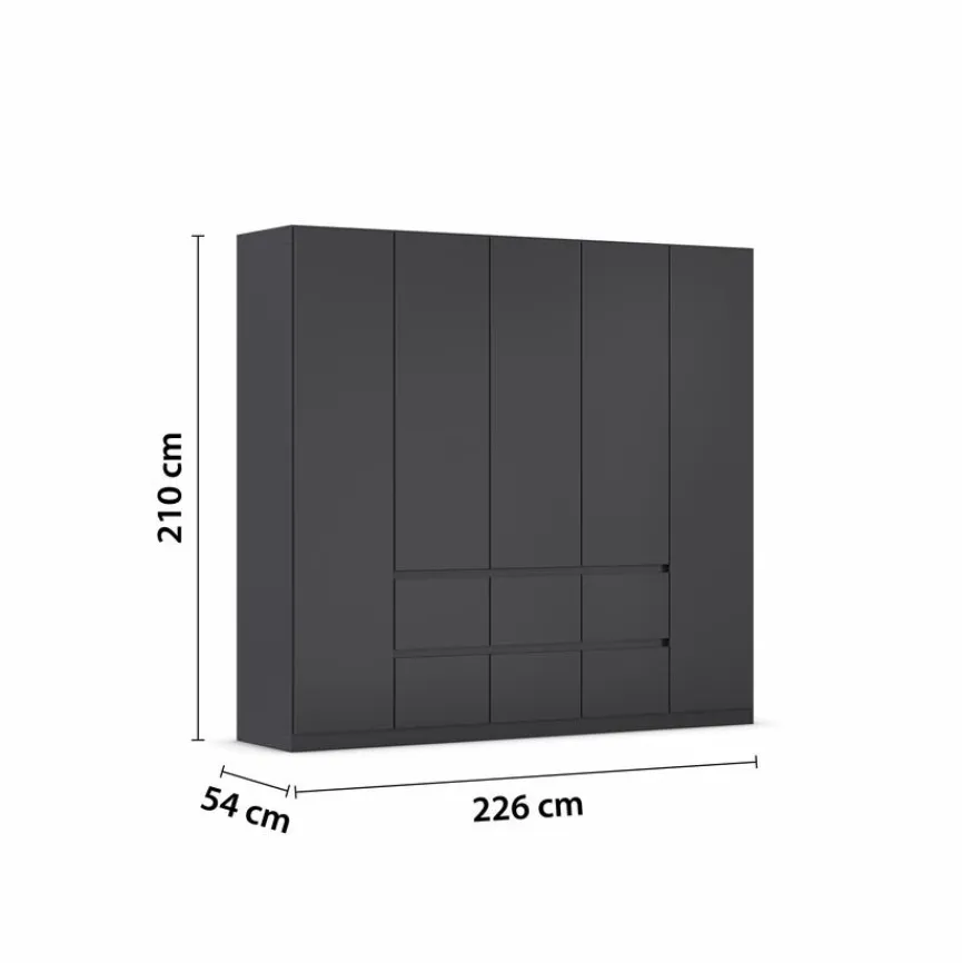 rauch ORANGE Kleiderschränke|Kleiderschrank Mainz 226 x 210 cm