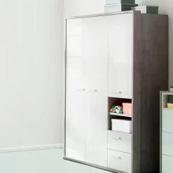 Clearance Kleiderschrank Mipiace, 154 x 216 cm Kinder Kinderzimmer Schränke|Kinderzimmer Schränke