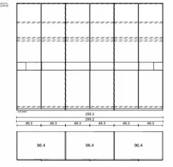 Musterring Kleiderschrank San Francisco 300 x 216 cm