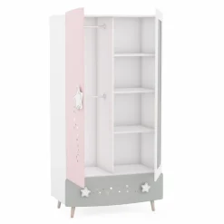 Kinder demeyere Kinderzimmer Schränke|Kinderzimmer Schränke|Kleiderschrank Stella 95 x 187 cm