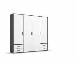 New Kleiderschrank Voyager 187 x 194 cm Kleiderschränke